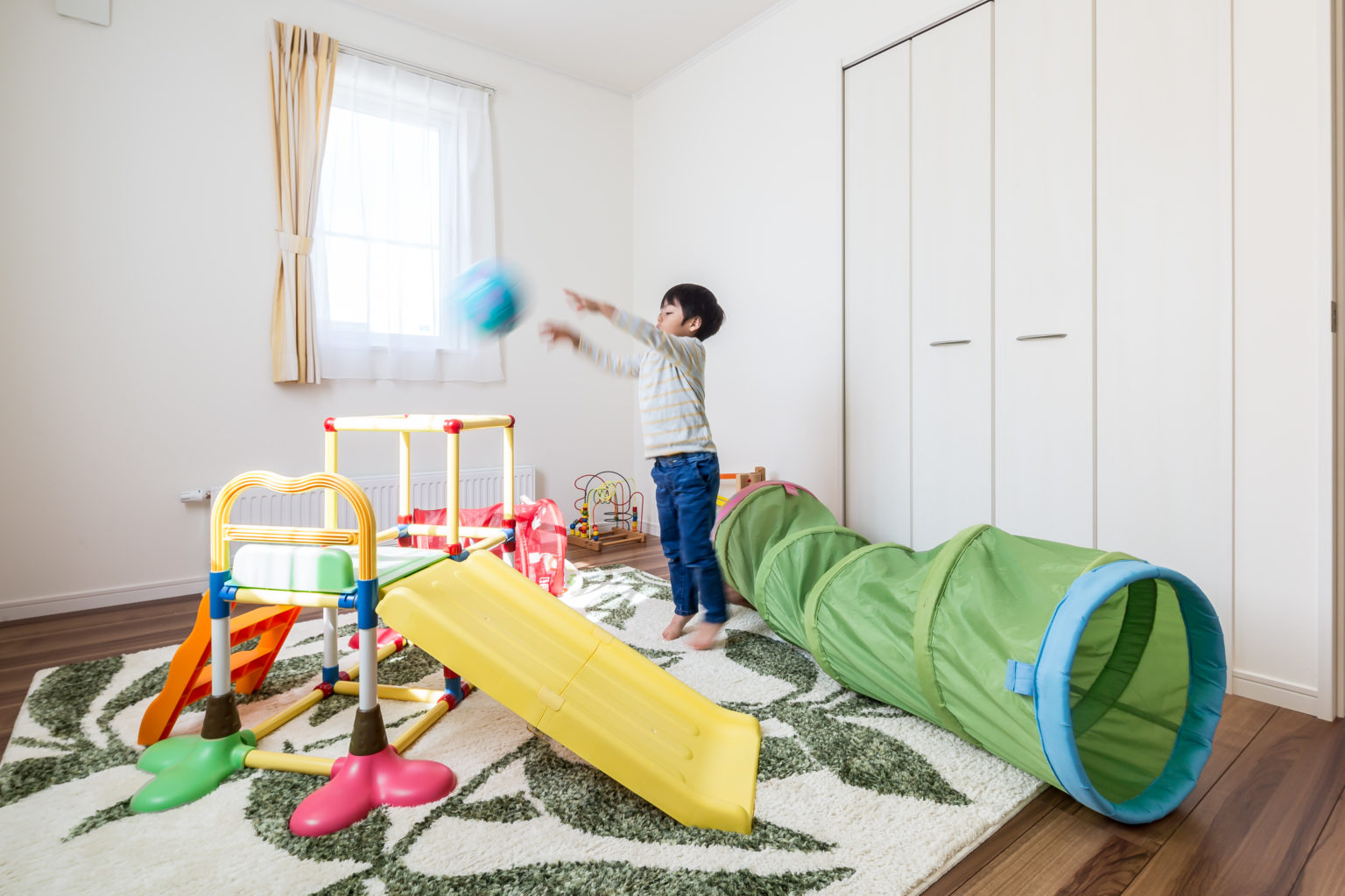 子供が元気いっぱい走り回れる家 札幌cozy